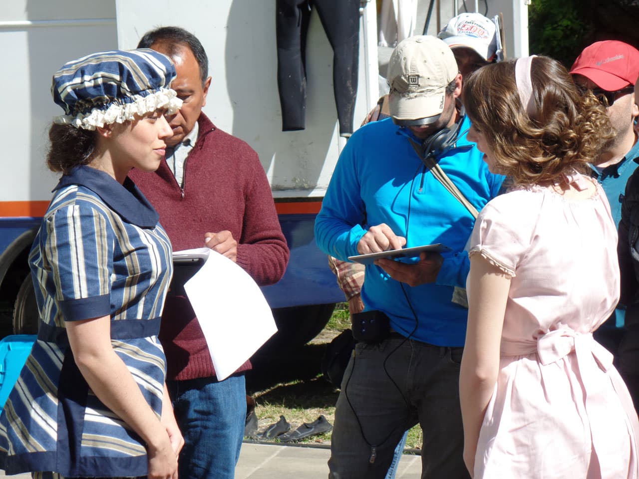 Bárbara y Sofía llegaron muy estudiadas.