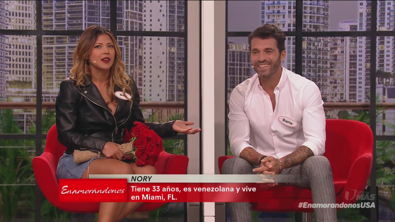 Nory no podía creer que el italiano que tanto impactó en su primera visita a Enamorándonos fuera su flechado, ni que la conquistaría con detalles románticos.