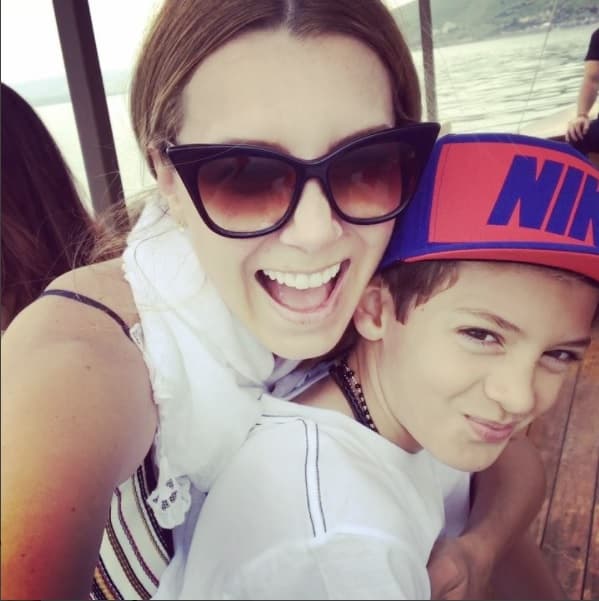 Elizabeth Gutiérrez ha inculcado en su 'Pequeño príncipe' como lo llama, el amor y admiración por su padre William Levy, de hecho Christopher ya participó en una pequeña actuación en la película 'The veil' en el que orgulloso escribió: "Siguiendo los pasos de mi padre".