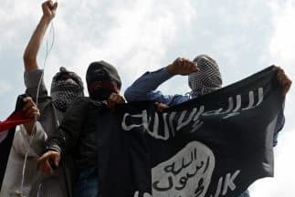 Milicianos del Estado Islámico (EI).