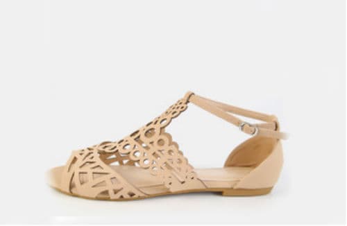 Cut out sandals, 14.90 dólares en Makemechic.com