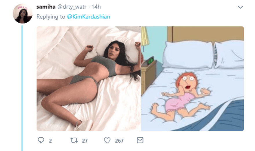 Así respondieron los los seguidores de Kardashian.