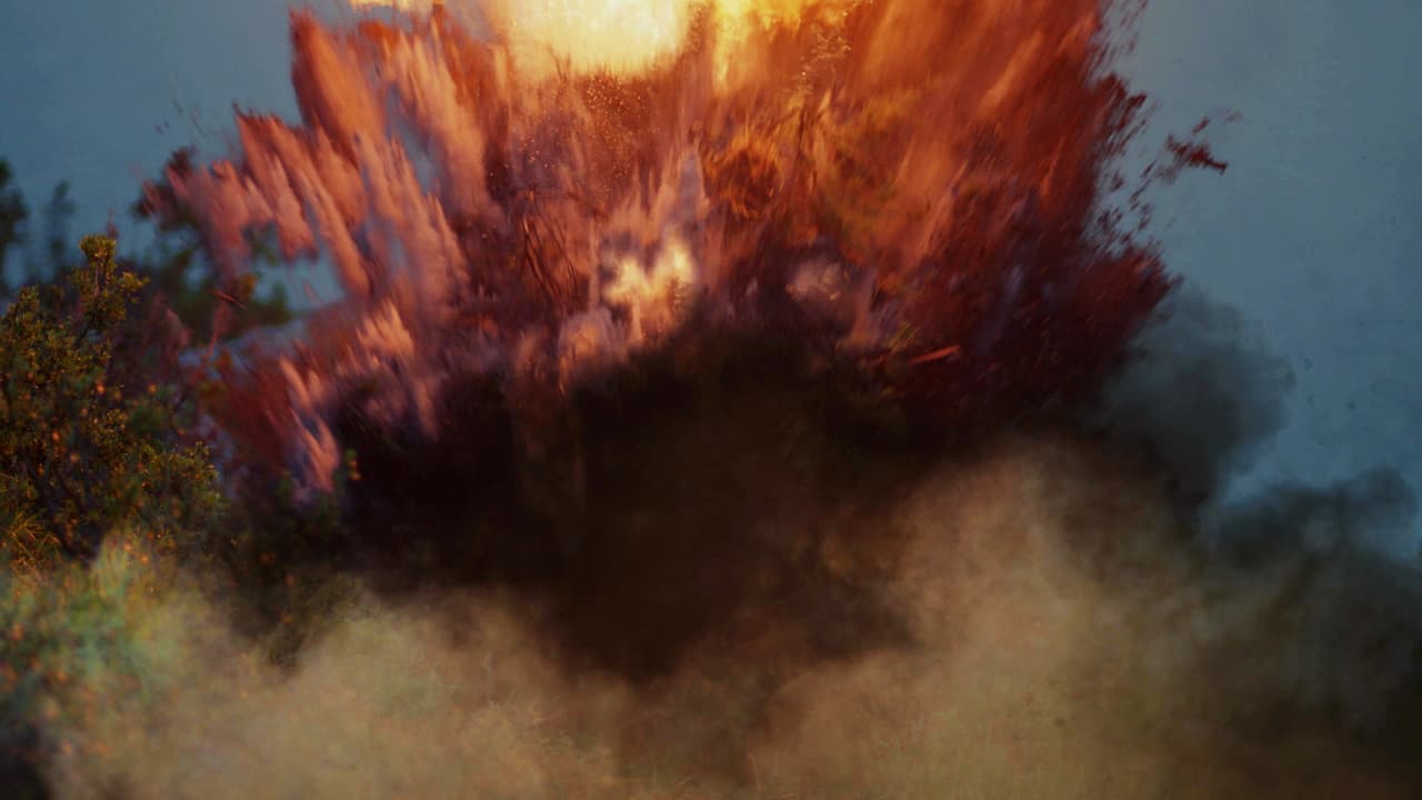 Una terrible explosión se apoderó del cielo.