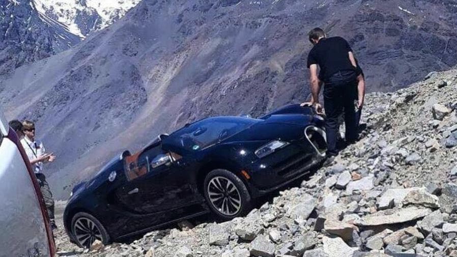 Se accidenta un Bugatti de $2.7 millones cruzando la cordillera entre Chile y Argentina