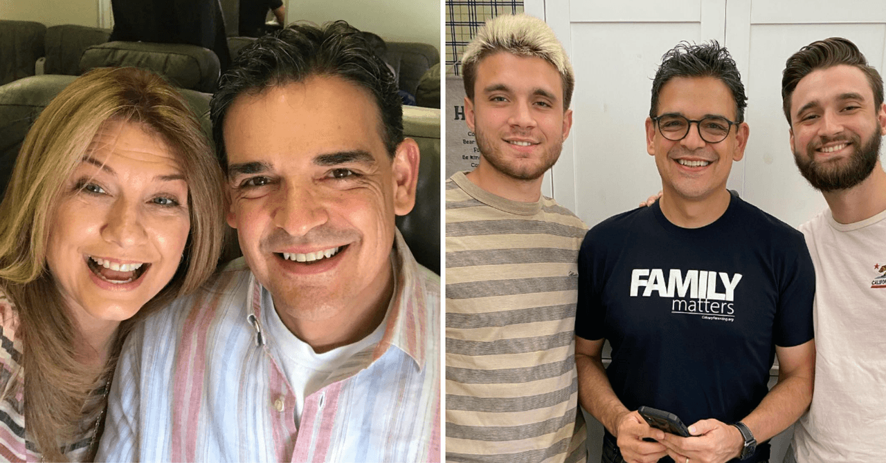 José Ángel Llamas también dedica su tiempo a su familia