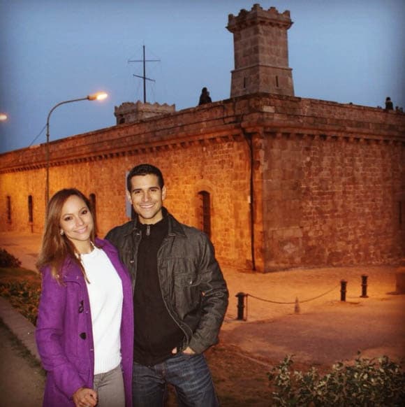 Un #TBT de Satcha Pretto con su hermano Rolando. Juntos por España, en el 2012.