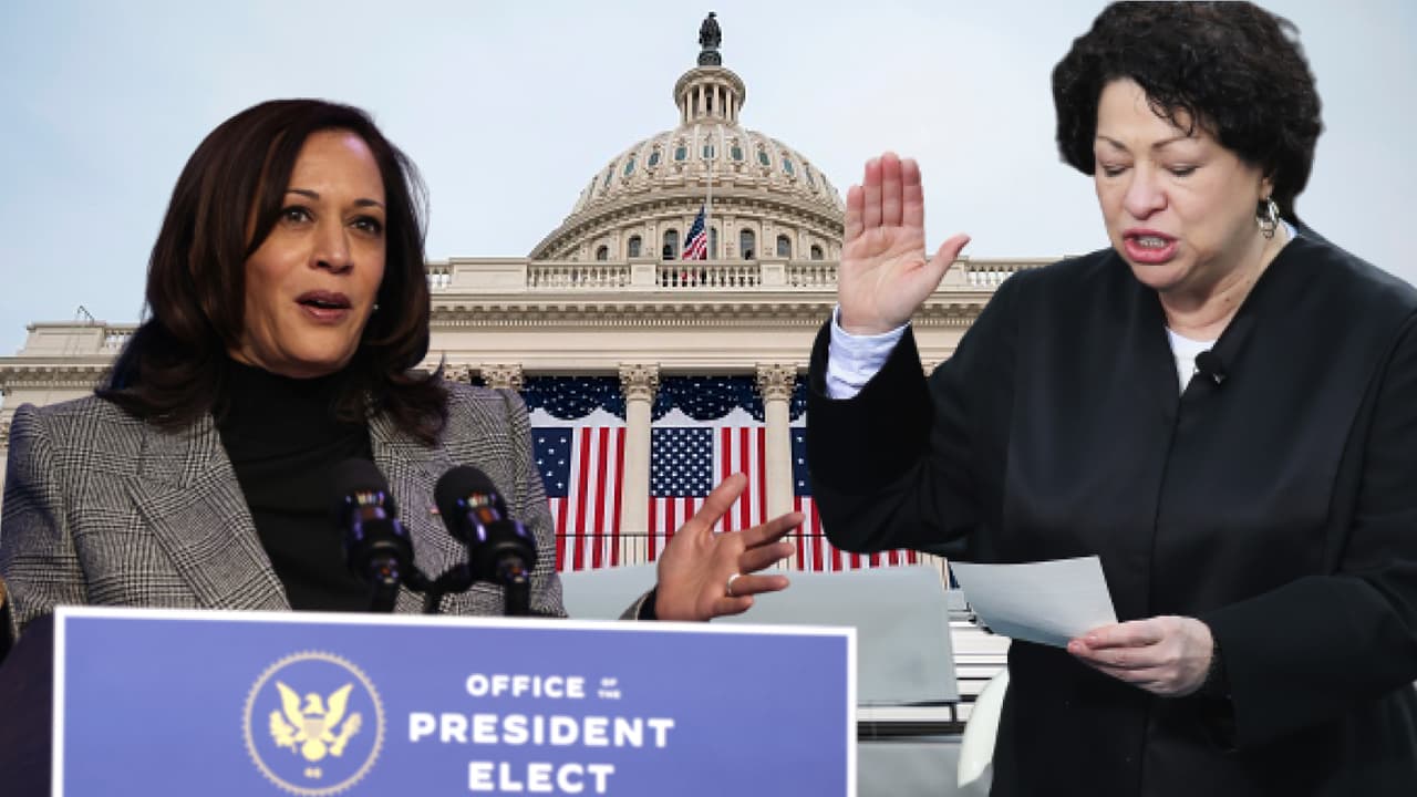 Kamala Harris será juramentada como vicepresidenta por la jueza Sonia Sotomayor