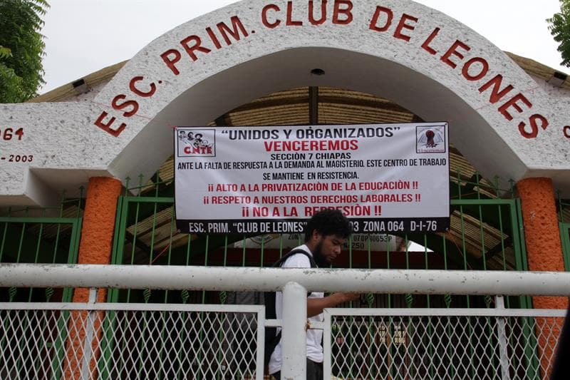 Más de 1.3 millones de estudiantes se quedan sin clases tras paro magisterial en México