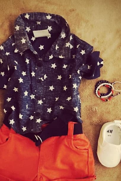 Alejandra Espinoza compartió el outfit de su bebé Matteo.