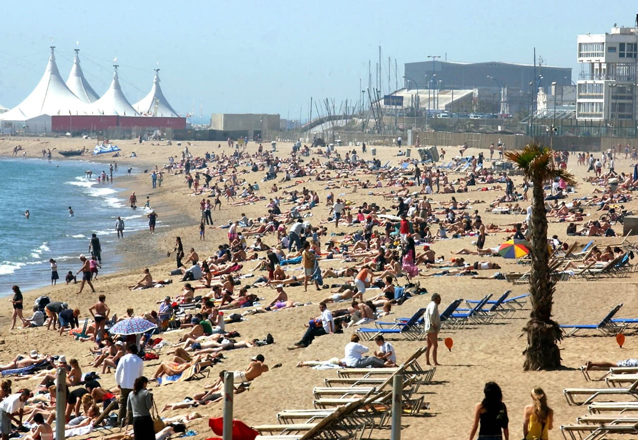 Barcelona is famous for its Barceloneta beach as well. EFE/Albert Olive