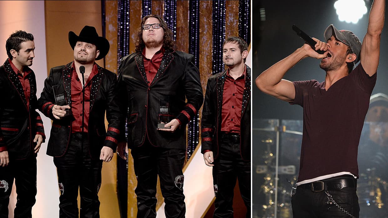 En el 2010, Enrique Iglesias conquistó a sus fans con el tema '
<a href="https://www.youtube.com/watch?v=DX50UDgHPlQ">Ayer</a>' que apenas un año después grabó junto a Voz de Mando; sin duda, nunca pensamos escuchar al cantante español con la agrupación de regional mexicano que tiene entre sus principales éxitos 'Levantando polvadera'.