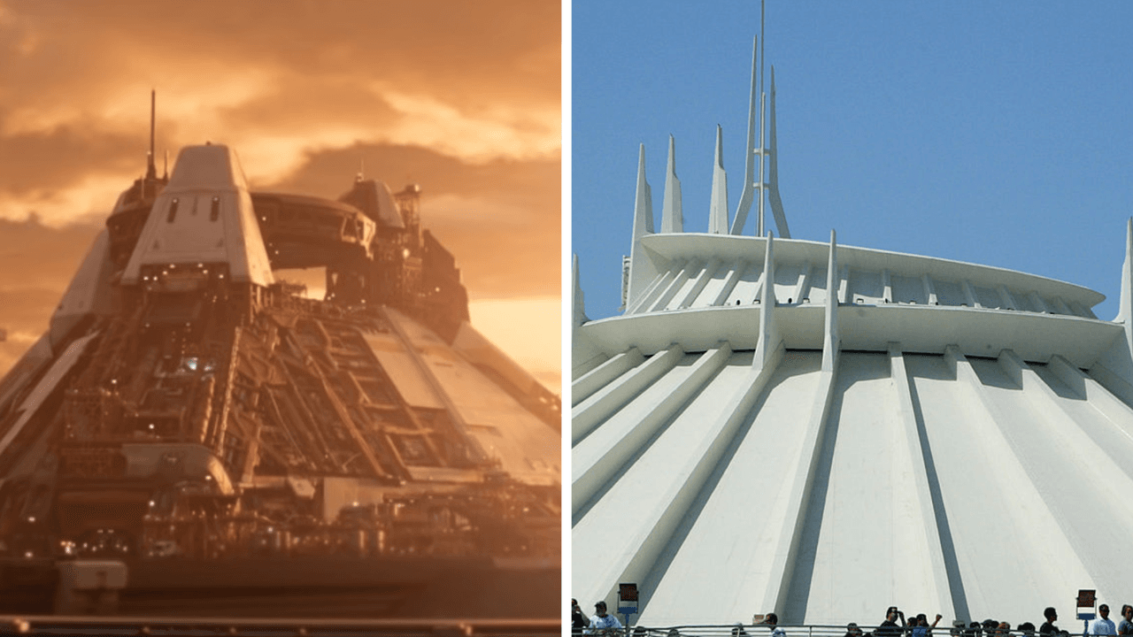 Los fans creen que existe cierta similitud entre la atracción Space Mountain y la base de 'Lightyear'