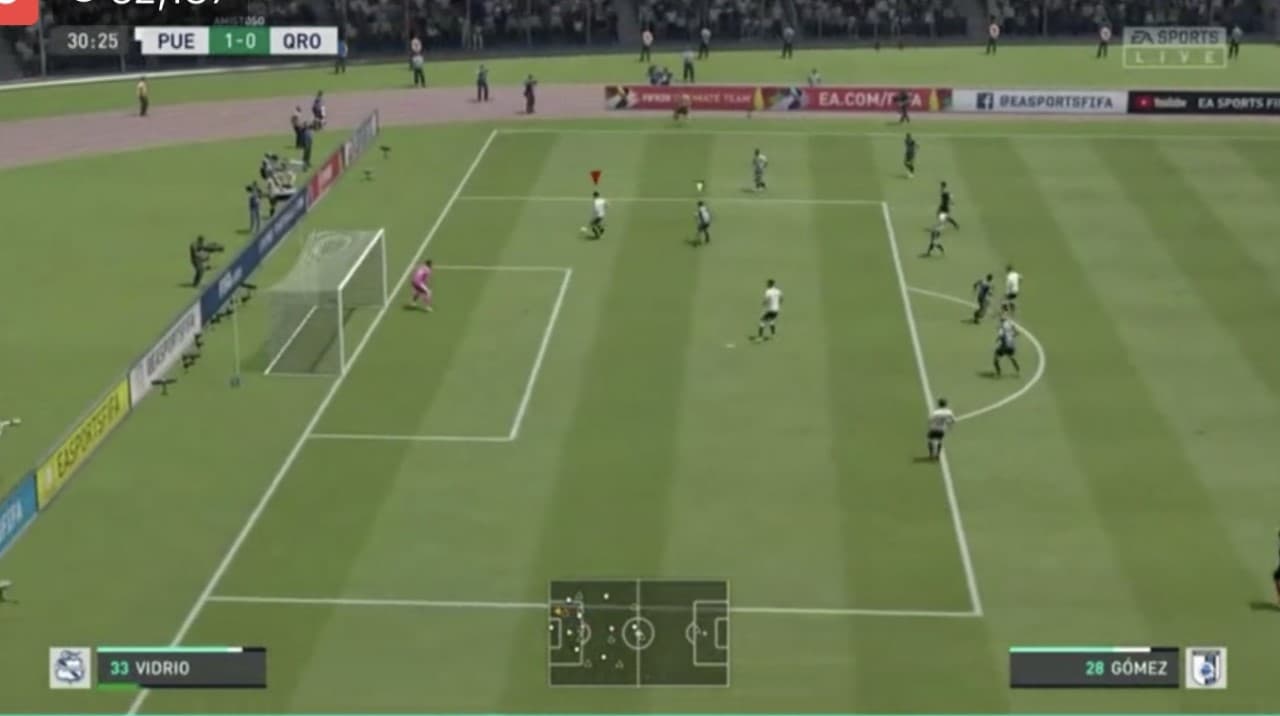 Jimmy Gómez le pone fin a la racha ganadora del Puebla de Santiago Ormeño.