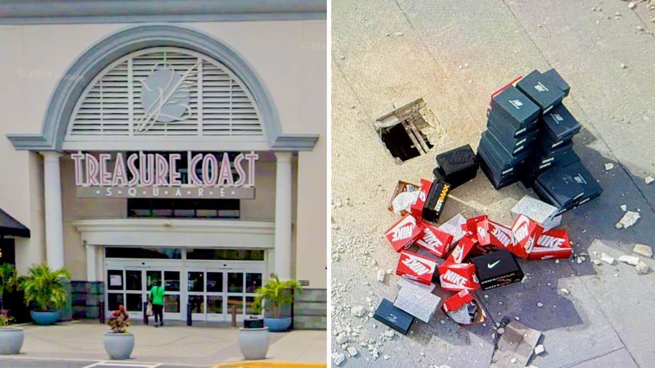 Investigan robo al estilo “Misión Imposible” en tienda del centro comercial Treasure Coast en Florida