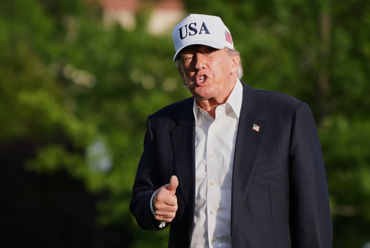 Donald Trump durante la campaña presidencial que lo llevó a la Casa Blanca por primera vez en 2016.