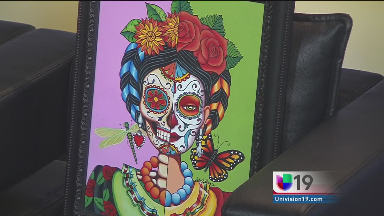 Artista hispano habla sobre cómo la muerte inspiró sus pinturas