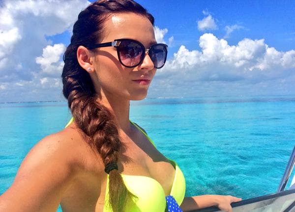 Esta fotografía la tomó durante las grabaciones de "Pasión y Poder" hace algunos meses.