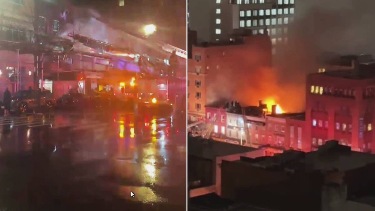 Incendio en Manhattan deja cinco heridos