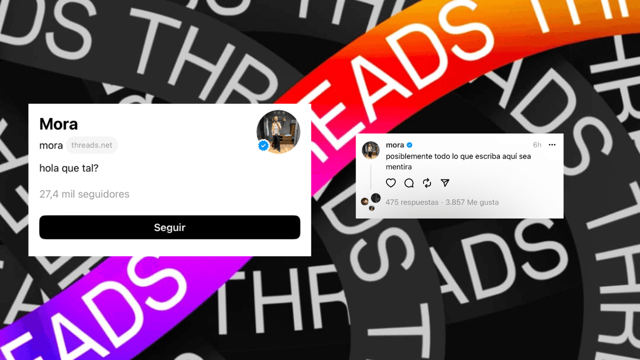 ¿Le creemos a
<b>Mora</b>? El cantante expresó que no todo lo que escriba en esa red social será cierto.