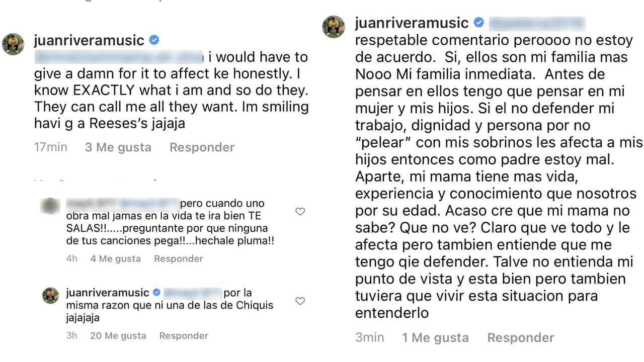 Juan Rivera incluso se burló de la carrera de Chiquis.