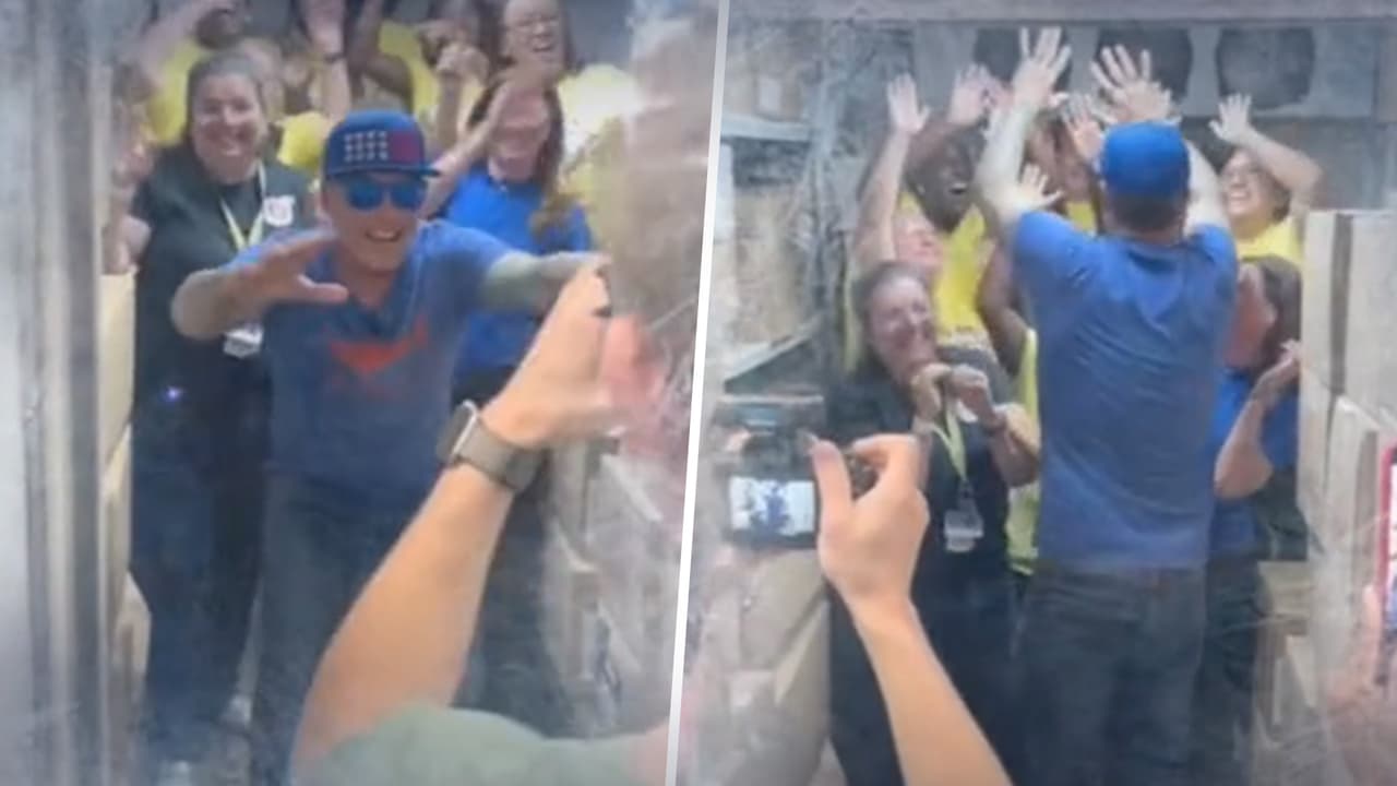 Vanilla Ice sorprende a mamás del "Lunch Lady Squad" en escuela de Wellington