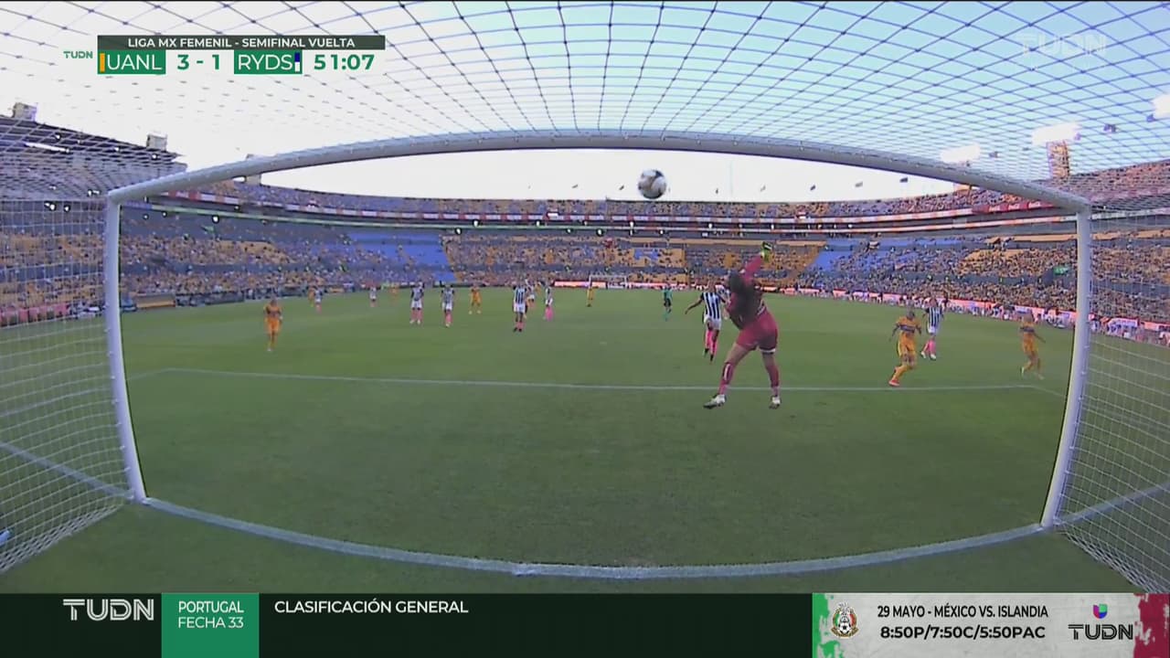 ¡Tigres con un pie en la Final! Nancy Antonio remata sola y pone el 3-1