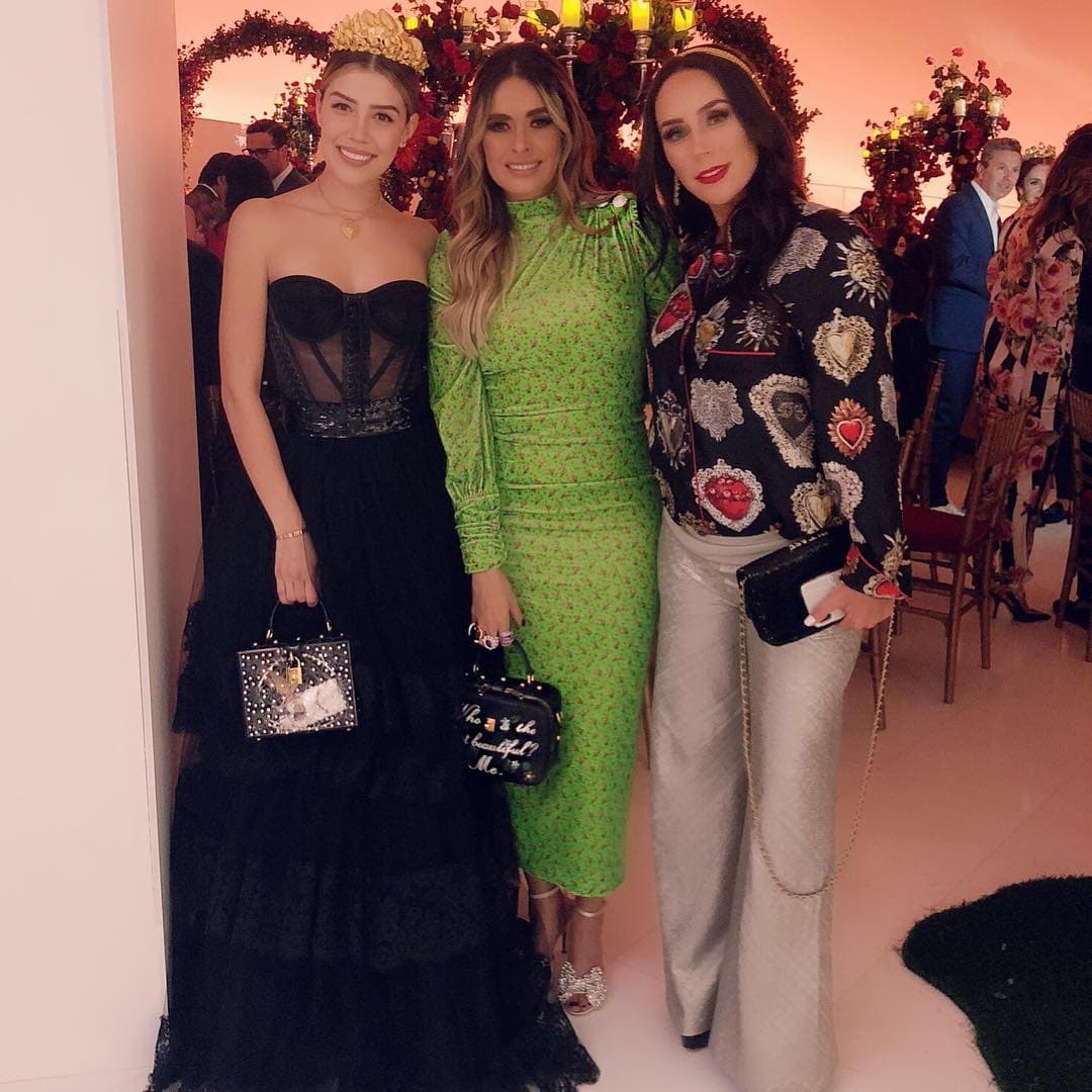 Las conductoras de televisión acuden juntas a eventos de conocidos diseñadores, pues ambas se han declarado amantes de la moda. Aquí, en la presentación de Dolce & Gabbana en México.