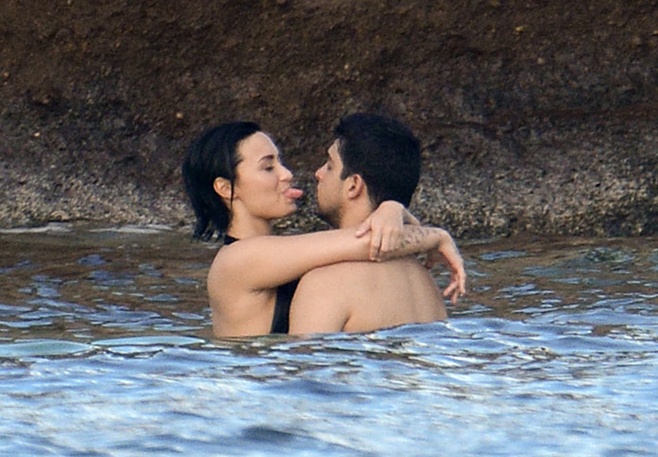 Otros enamorados también se dispusieron a disfrutar de su amor en las payas de St Barts.