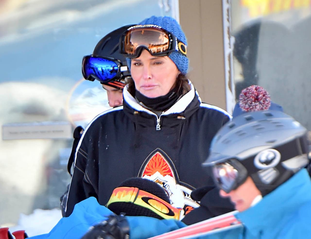 Caitlyn Jenner prefirió irse a esquiar a los 'Mammoth Mountain' en California.