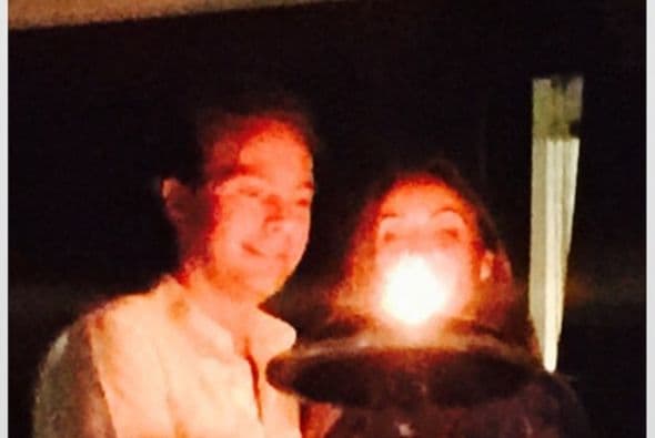 Así celebró su cumpleaños.