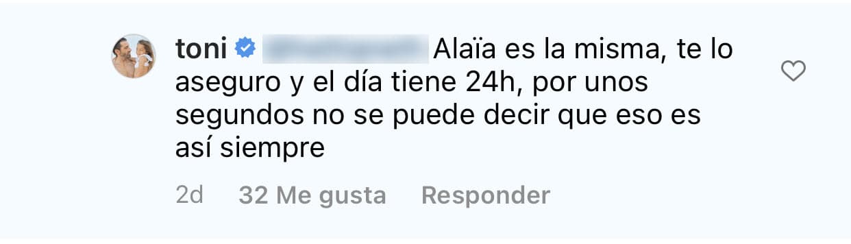 Toni Costa no se quedó callado y enfático dio respuesta: "
<b>Alaïa es la misma</b>, te lo aseguro", contestó. 
<br>