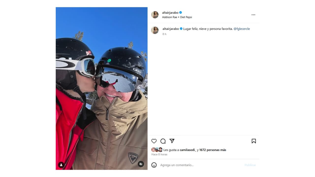 Altair Jarabo está casada con el empresario millonario Frédéric García.