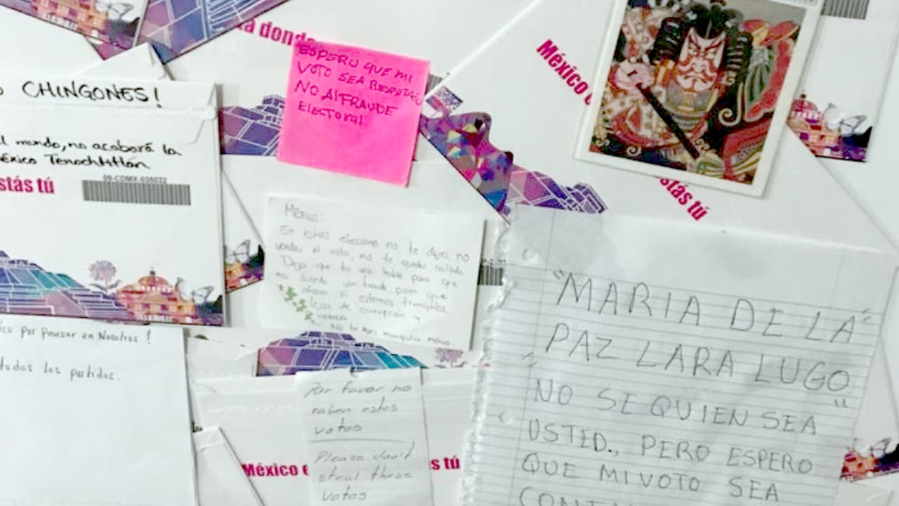 "Por favor no roben estos votos" y otros mensajes que llegaron al ente electoral mexicano desde el exterior