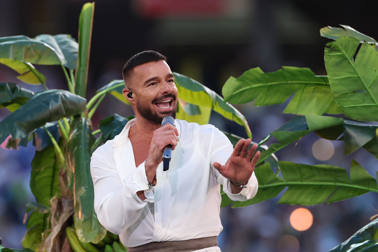 Ricky Martin interpretó un fragmento de "Lo que le pasó a Hawaii".