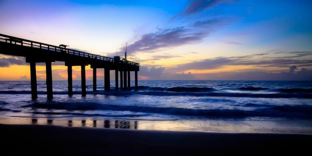 St. Augustine Beach, en Saint Augustine, ocupa la posición número siete.