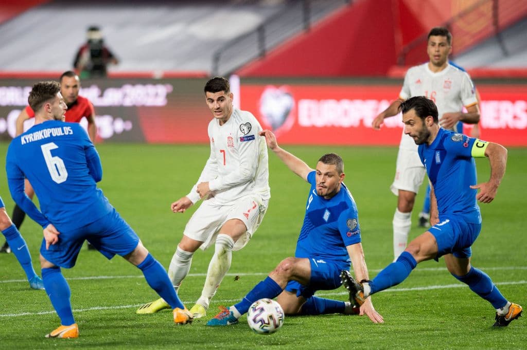 Grupo B | España y Grecia empataron a un gol.