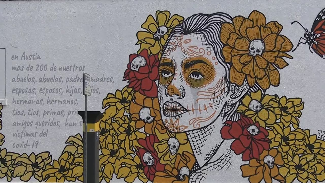 Este nuevo mural está ubicado en el centro de la ciudad en el museo MexicArte.