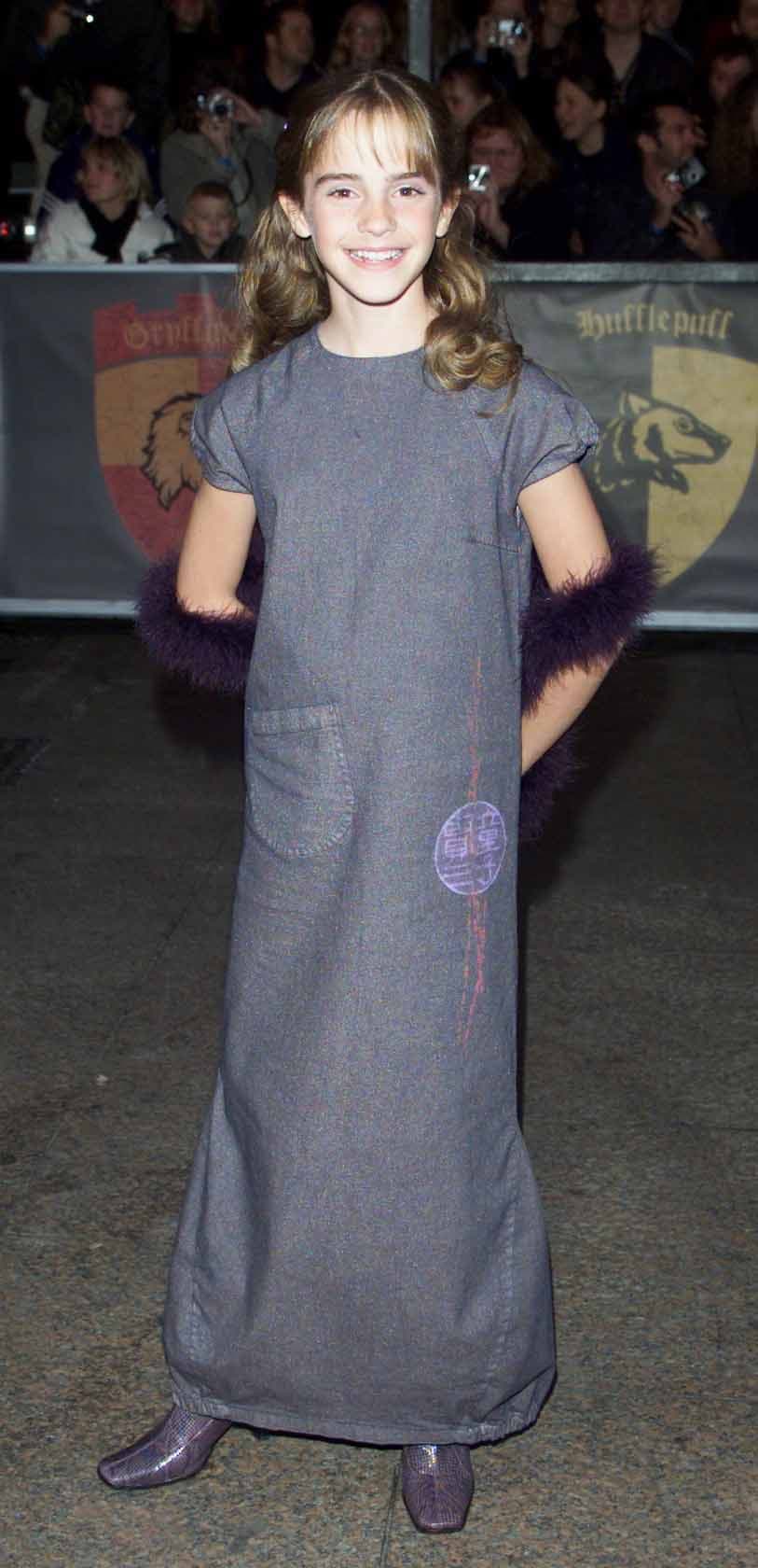 Desde pequeña, Emma Watson se ocupaba por el 'outfit' para lucir en las alfombras rojas.