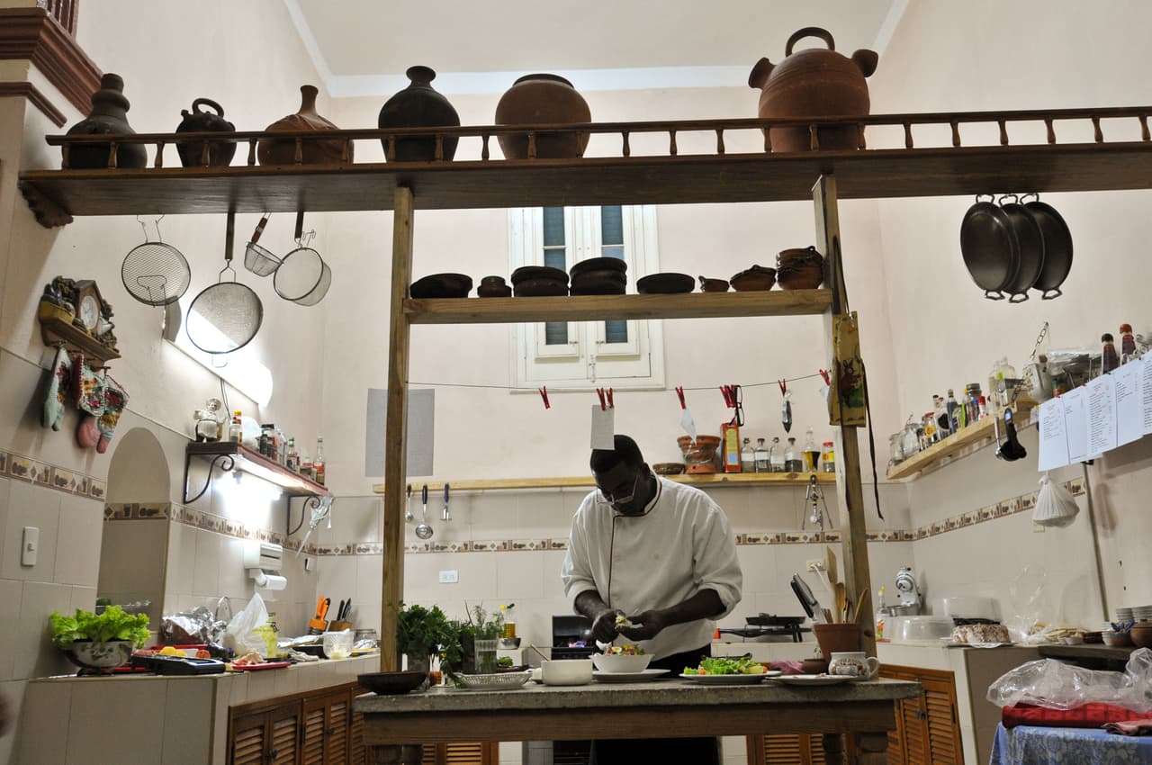 Carlos Márquez, el chef y dueño del paladar San Cristóbal en La Habana