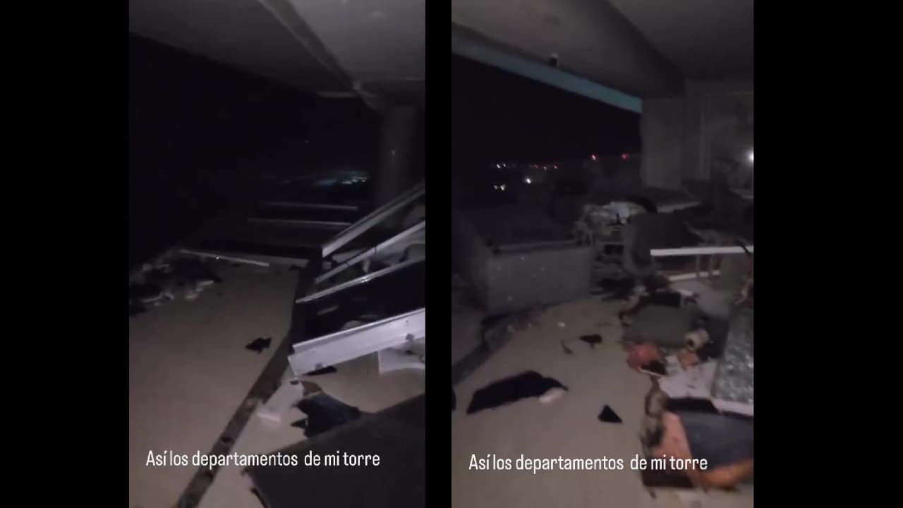 Erika Zaba muestra cómo quedó su departamento tras el huracán Otis