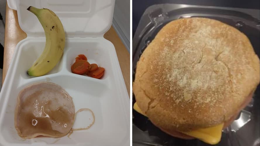 Aparecen más fotos de almuerzos escolares "asquerosos" en Paterson, NJ