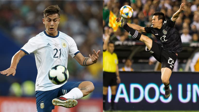 Paulo Dybala e Hirving Lozano son los futbolistas más costosos de Argentina y México.