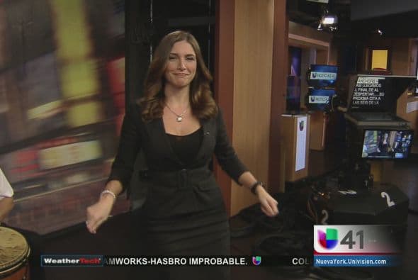 Con el pie derecho y  al son de plena la periodista dio por iniciada sus labores en Univision Nueva York como ancla. Desde que llegó a la gran manzana, pese a las temperaturas frías en comparación con Puerto Rico, ha sentido el calor de la gente.