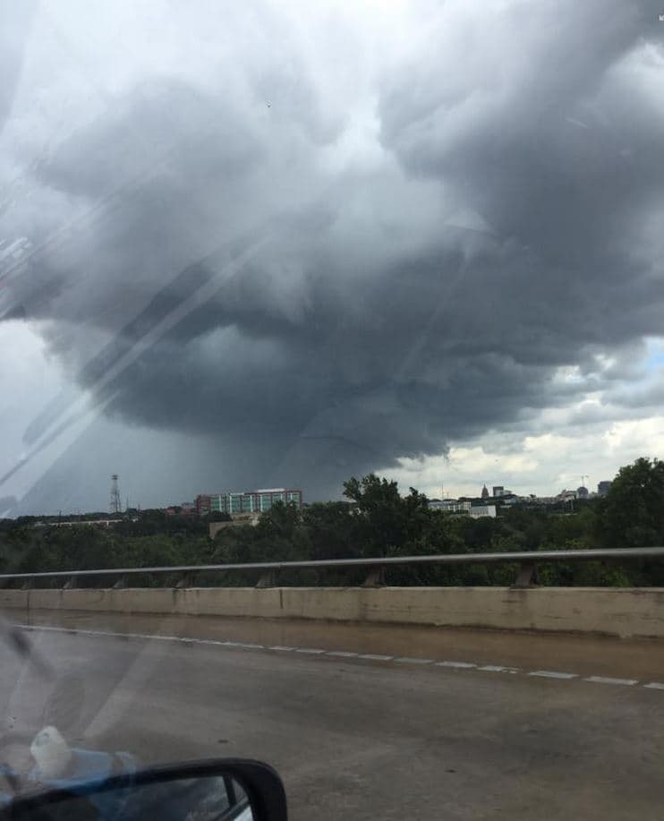 La audiencia compartió fotos de la zona tras el paso de la tormenta Bill.