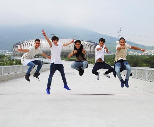 Y luego presumieron su llegada a la ciudad de Monterrey, en donde conocieron a sus fanáticas.