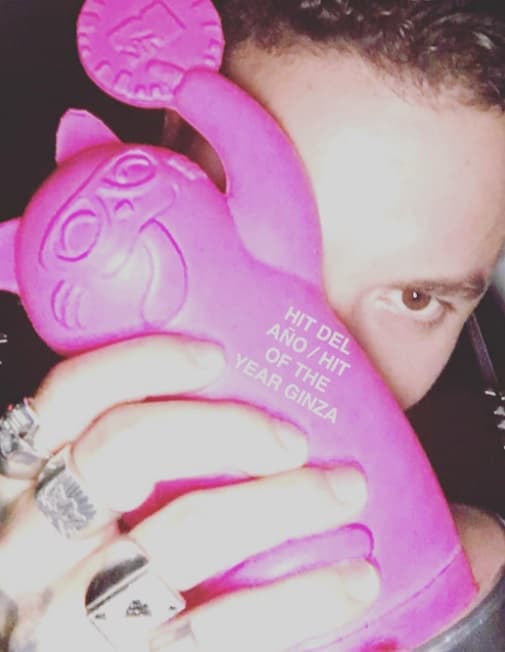 Participó en una entrega de premios y fue uno de los ganadores.