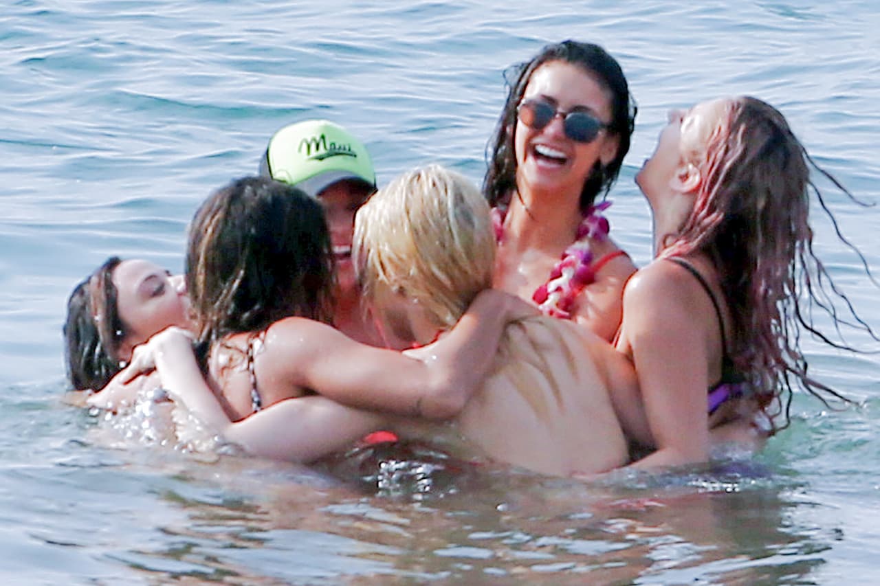 Se la pasaron increíble en el agua.