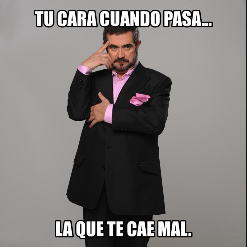 Si eres de las personas que no puede disimular cuando alguien le cae mal, con esta imagen te identificarás.