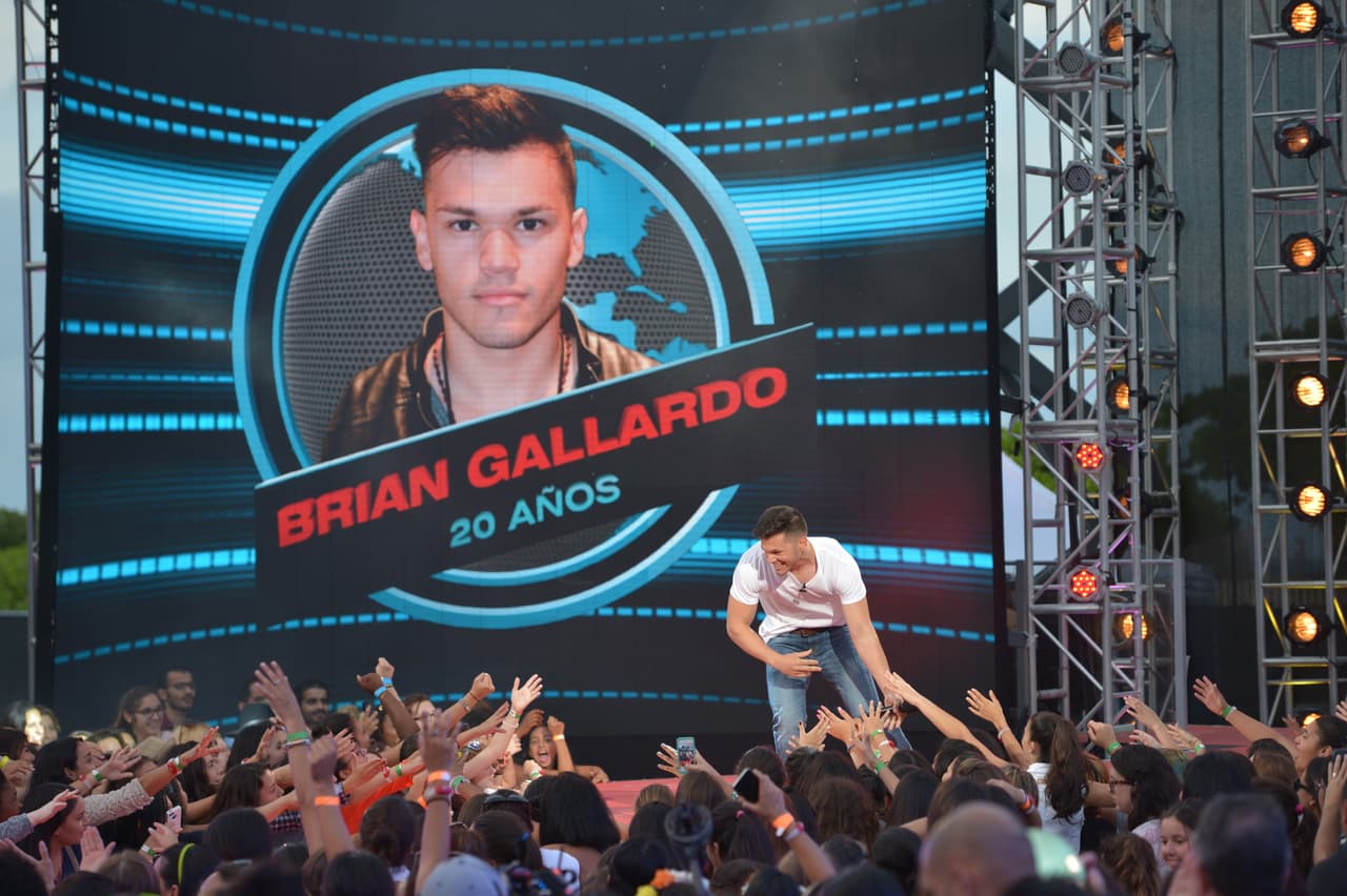 A Brian casi no lo vemos en la segunda fase de La Banda. Sólo sacó el 73 por ciento de los votos. Según Laura, le faltó el 2 por ciento de su novia. La italiana lo salvó.