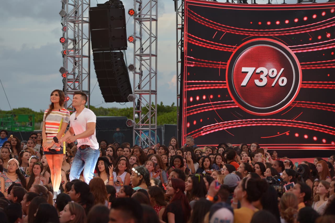 A Brian casi no lo vemos en la segunda fase de La Banda. Sólo sacó el 73 por ciento de los votos. Según Laura, le faltó el 2 por ciento de su novia. La italiana lo salvó.